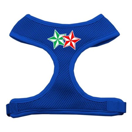 UNCONDITIONAL LOVE 70-52 MDBL Double Holiday Star Screen Print Mesh Harness Blue Medium UN849528